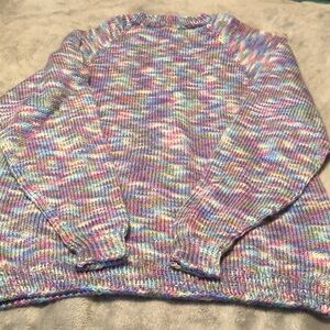 Multicolor Women's Crew Neck Sweater